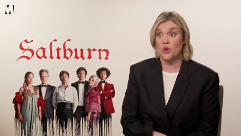 Director Emerald Fennell discusses Saltburn's shocking scenes