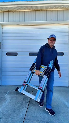 VEVOR Telescoping Ladder A-Shape #ladder #telescopingladder #tiktokshopcreatorpicks #tiktokshopblackfriday #tiktokshopcybermonday @Vevor Store US | Roy McCarty