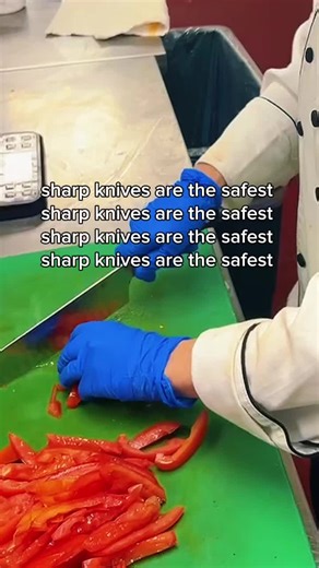 Kitchen Myth: Why Sharp Knives are the Safest Option