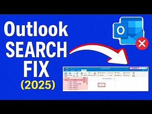 Fix Outlook Search Not Working (2025) | New Outlook for Windows Step-by-Step