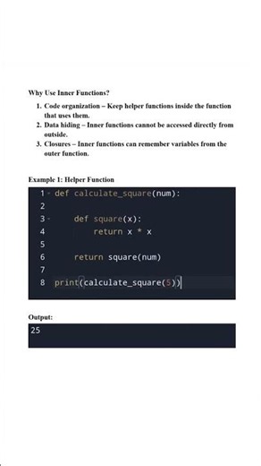 inner function in python
