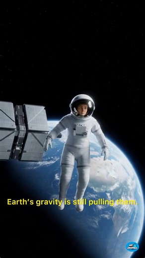 Why Astronauts Float In Space🤔