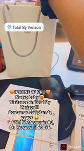 1K views · 33 shares |  TOTAL BY VERIZON  VARIEDAD EN IPHONE  螺CONTAMOS CON PLAN DE PAGOS螺 iphone 12, 13,14, 15, 16  !AHORA TAMBIÉN EL iPhone 17! ¡Tenemos las mejores promociones en teléfonos con plan de datos ilimitados con la mejor red de Estados Unidos!  1774 W Algonquin Rd, Mount Prospect il 60056 Estamos ubicados a unos locales de “Mi México grocery Store” | Angie Kim | Facebook
