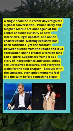 Why Harry and Meghan Are Trending Again Worldwide 🌍👑 #princeharry #meghanmarkle #royalfamily #shorts