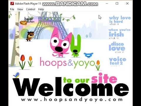 Hoops and Yoyo spring homepage