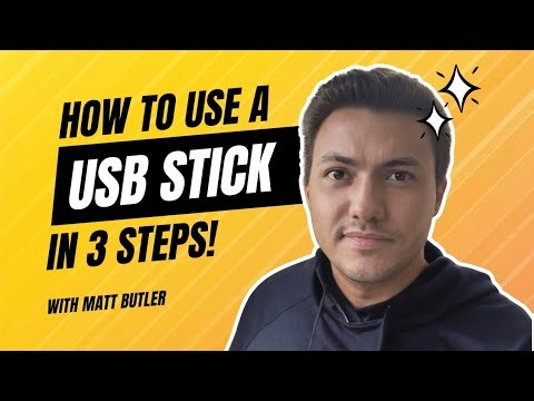 How to Use a USB Stick in 3 EASY Steps!