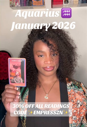 🎊 AQUARIUS ♒️ JANUARY 2026 HIGHLIGHTS🎊 ————————————— 30% OFF ALL READINGS CODE ✨EMPRESSZN✨ ————————————— 🧿 Follow me on my other social media platforms. My email for personal readings or business proposals is in my bio above ⬆️🧿 🚫I WILL NEVER REACH OUT TO YOU, ITS A SCAM🗣️ THIS IS MY ONLY TIKTOK PAGE❗️( Empressnori ) 🧿 #aquarius #aquarius♒️ #aquariuszodiac #aquariusszn