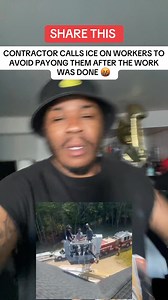 30K views · 1.5K reactions | Contractor cause ice on workers just to avoid paying them #contractor #ice #breakingnews #youshouldknow #smh | Pootis Ashford | Facebook