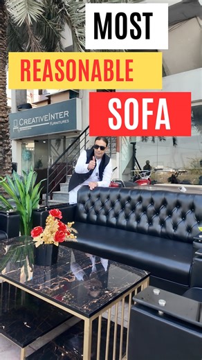CreativeInter by Amir Akbar on Instagram: "Best reasonable choice for modern 5 Seater Sofa Set Leather used for comfort and durability Glass fitted arms for easy serving and enhanced style Clean, modern design that suits home interiors & office decor Spacious, elegant and offered at a very reasonable price A perfect sofa choice for homes, offices and professional spaces. #sofa #sofas #sofaset #leathersofa #modernfurniture #creativeinterfurniture #reel"
