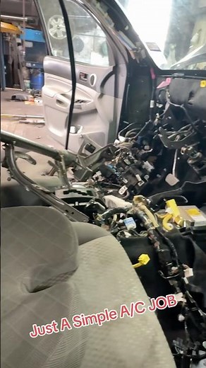 Toyota Tacoma A/C Evaporator Removal