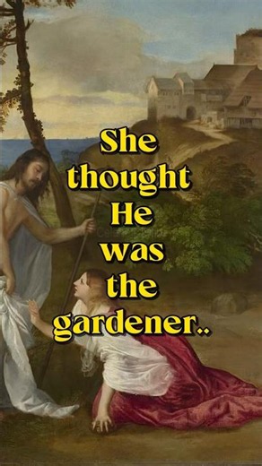A most important encounter~ NOLI ME TANGERE by TITIAN (1514)