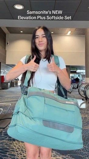 Samsonite on Instagram: "Introducing the Elevation Plus Backpack & Duffel. A brand new design using soft forms & contemporary materials, creating a beautiful minimal aesthetic without compromising on elevated details & thoughtful features 👏 #samsonite #duffel #backpack"