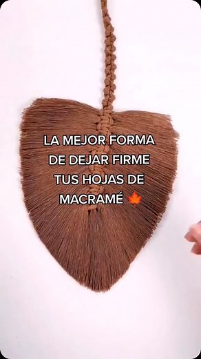 6.5K views · 74 reactions | Hojas en macramé . . #macrame #manualidades #decoracioninteriores | Karen Benavidez | Facebook