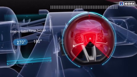 HORI Racing Wheel Apex for Playstation 5, PlayStation 4 and PC - Officially Licensed by Sony - Compatible with Gran Turismo 7