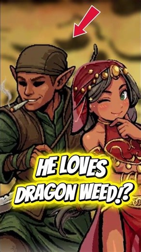 This Mercenary Loves Dragon Weed in LONARPG! #LonaRpg #indiegame