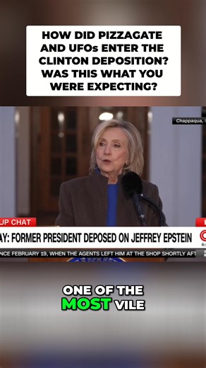 UFOs. Pizzagate. And the Clintons. Our panel breaks down how a congressional deposition veered into conspiracy territory—and what could come from the Clintons’ testimony. #HillaryClinton #Congress #Conspiracy | Audie Cornish