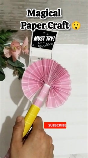 Magical Pop-Up Paper Toy! #shorts #diy #school