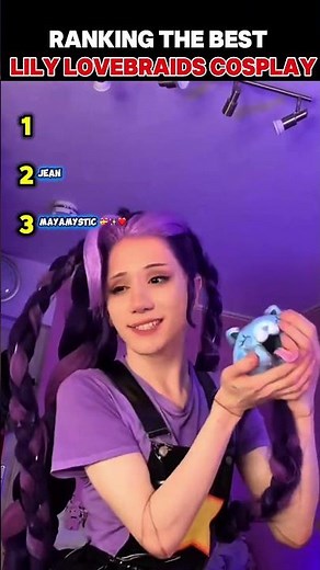 Ranking the best Lily love brads Cosplay #rankingshorts #ranking #cosplay #lilylovebraids #playtime
