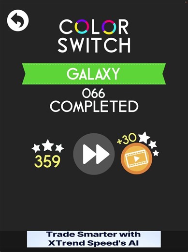 COLOR SWITCH GALAXY MODE CLEAR!!!