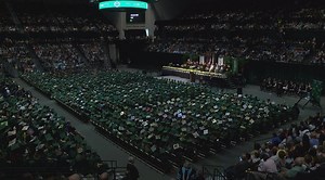 UNC Charlotte commencement ceremonies honor students killed in campus shooting
