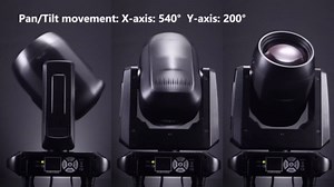 6-Pack Moving Head Light 14GOBO 10 Colors 18-Facet Rotating Prism DJ Lights Wash/Beam/Storbe/Rainbow Stage Effect Spotlights 14CH DMX-512 Sound