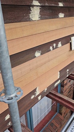 I changed the weather board outside the house.