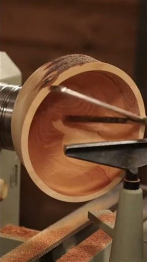 Satisfying wood turning transformation you won’t stop watcWoodTurning#OddlySatisfying#SatisfyingVide