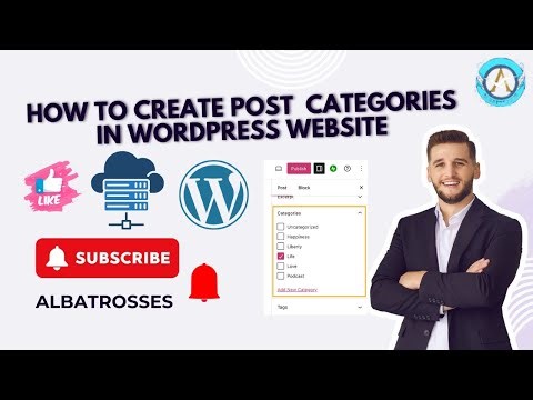 How to create post categories in wordpress website | wordpress categories