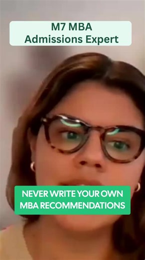 MBA admissions coach spills: DON'T write your own recs! Here's how to prep your recommenders the RIGHT way #MBAadmissions #bschool #recommendations #MBA #admissions #gradschool