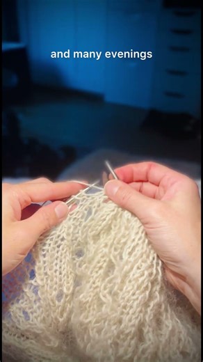 How often do you get to work on your knitting projects? #knitting #laceknitting #knittingcharts