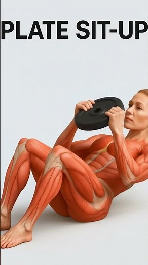 Plate Sit-Up #fitnessworld #motivation #strongabs #viralvideo #shoulder #sports#shortvideo#challenge