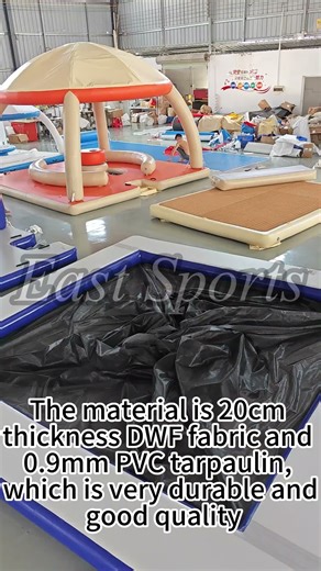 Inflatable sea floating pool and platform for yacht#inflatablegame #swimmingpool