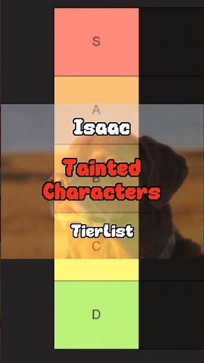 Isaac Tainted Characters Tier List!