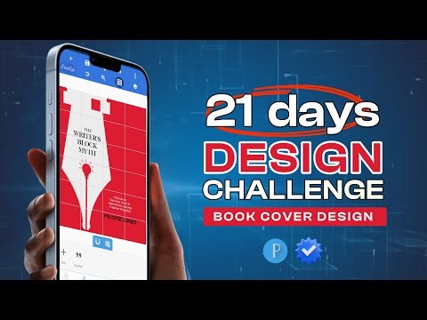 How To Create Book Cover Design in Pixellab: A Step-by-Step Tutorial | 21 Days Design Challenge