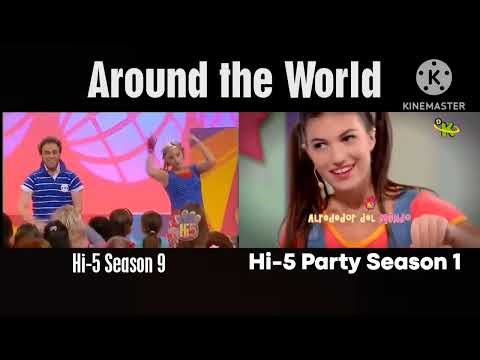 Hi-5 Around the world comparison (AUS and Party Remake)