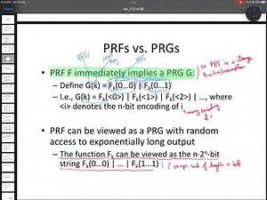 Lecture 11: Encryption scheme that is CPA-secure