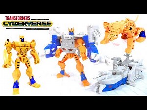 🐆Cheetah transforms into a robot! 🚢Combines with the ship! Cyberverse Power of the Spark