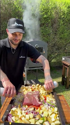 🔥 Bondiola al horno a leña Tromen Tango 🔥 #hornoleña #cocinaaleña #bondiola #food #bbq