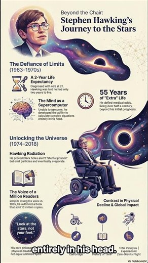 "Traveling the Widest Universe from the Narrowest Chair: The Stephen Hawking Story"