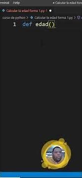 🔴 ¡Impresionante! Calcula tu Edad con Precisión en #python 💻 - #shorts