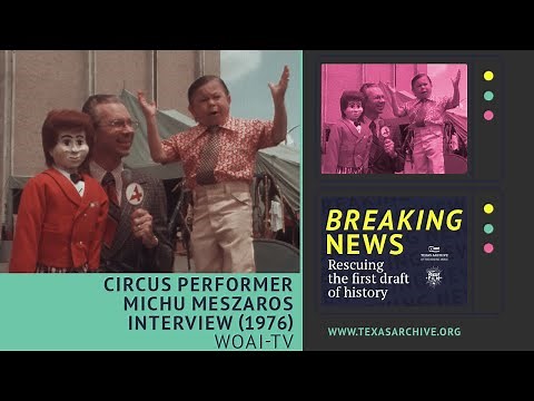 Circus Performer Michu Meszaros Interview (1976)