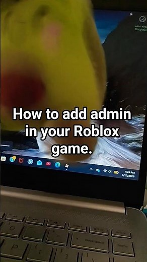 How to add admin to your Roblox game.