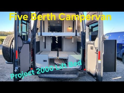 MAN TGE ELECTRIC LIFT BED. NOW A FIVE BERTH CAMPERVAN ! 2025 MAN TGE LWB