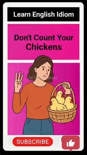 Don't Count Your Chickens! 🐣 The Meaning Behind the Famous Saying #Shorts