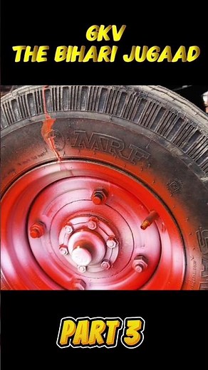 How to Make Jugaad Gaadi with MRF Tyres | 3 Wheeler Bike Trolley Complete Fitting !