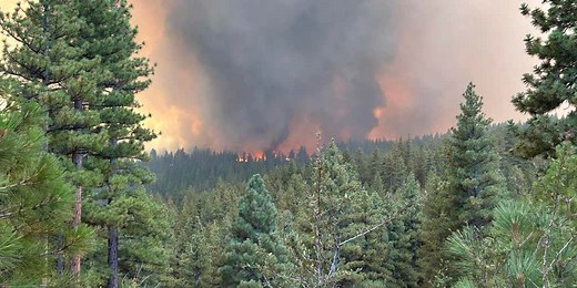 Davis Fire south of Reno, Nevada, burns 5,000 acres prompting widespread evacuations