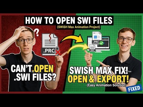 How to Open SWI Files (SWiSH Max)