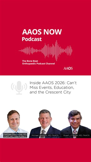 AAOS | Dr. Matthew Provencher, 2026 Annual Meeting Chair, explains one of the biggest changes for attendees at #AAOS2026. All ICLs are free for... | Instagram