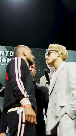 プレスカンファレンスを終えて・・・フェイスオフ💥フライ級王者🏆️アレシャンドレ・パントージャ🆚朝倉海😎👊 #UFC310📅12月8日（日）⏰️プレリム8️⃣時｜メインカード1️⃣2️⃣時