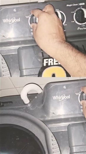 How to use Whirlpool semi automatic washing machine? #shorts #whirlpool